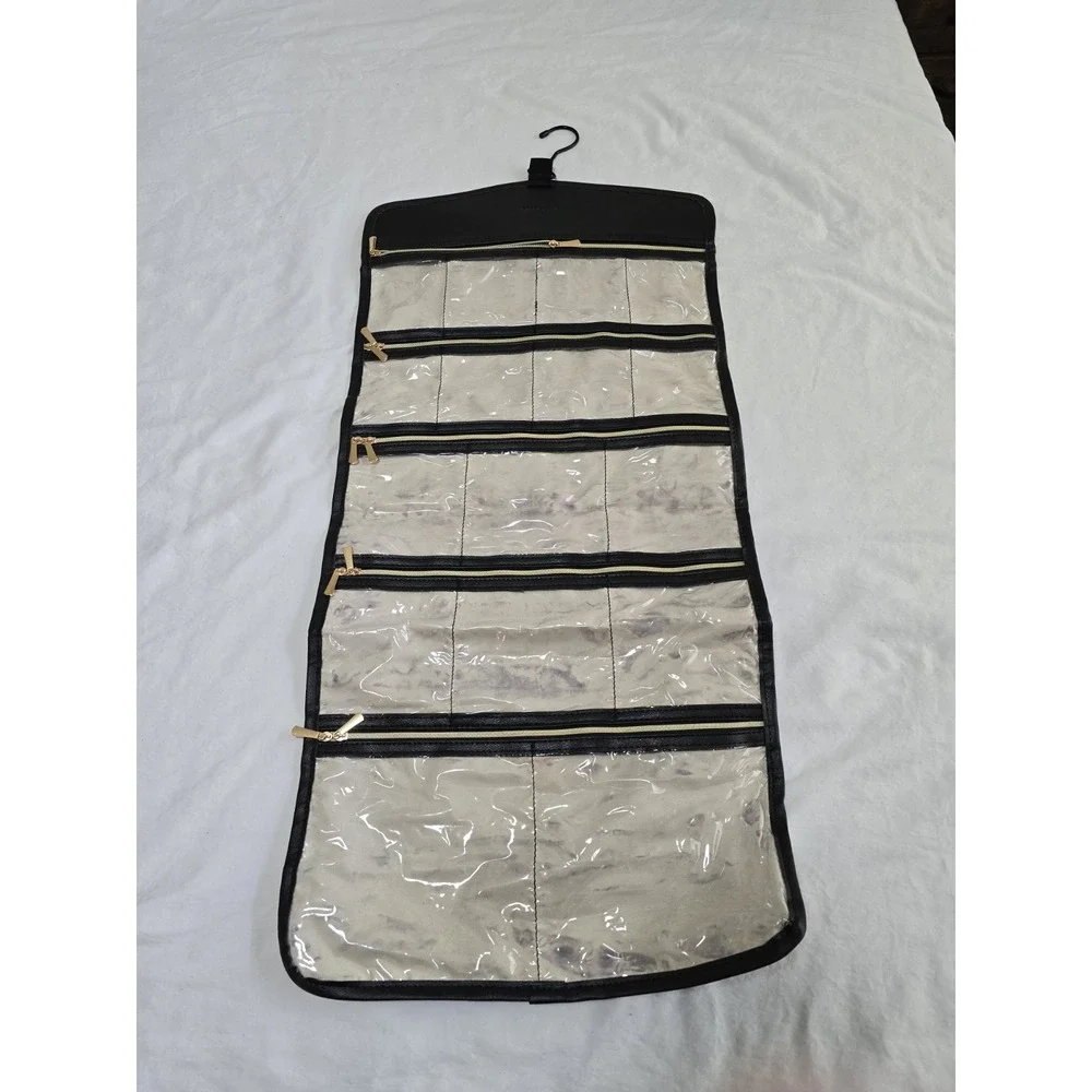 Chiceco Travel Jewlery‎ Holder Hangers Organizer Pockets Zippers /0415